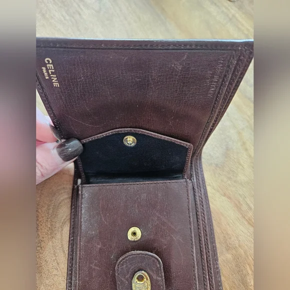 Rare CELINE Calf Hair Vintage Wallet - Picture 8 of 10